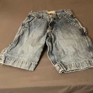 Boys size 8 slim jean shorts